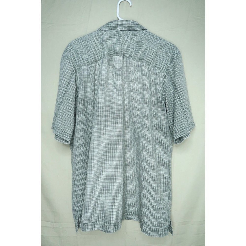 World Wide Sportsman Fishing Shirt Plaid Button Down Outdoors Vented Men's Large - Picture 4 of 8